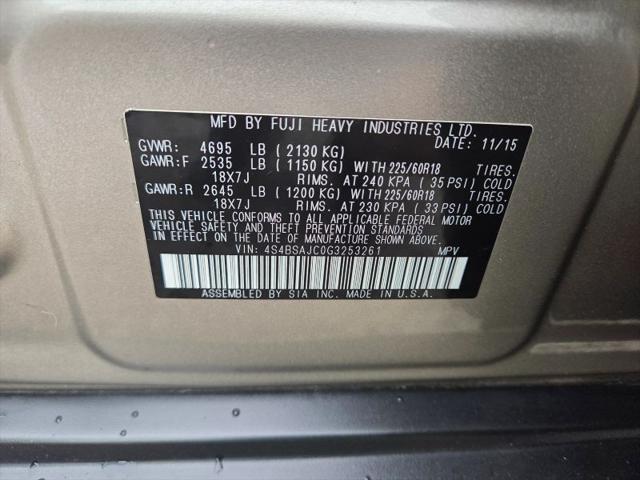2016 Subaru Outback 2.5i Limited