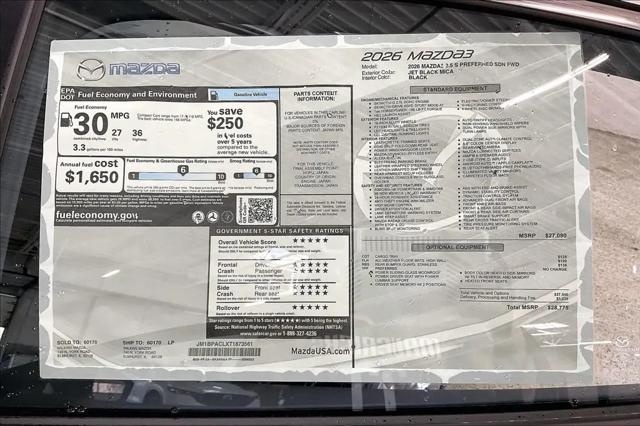 2026 Mazda Mazda3 2.5 S Preferred