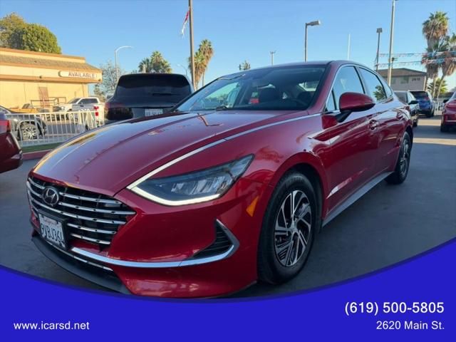 2020 Hyundai Sonata Hybrid Blue for sale in Chula Vista, CA
