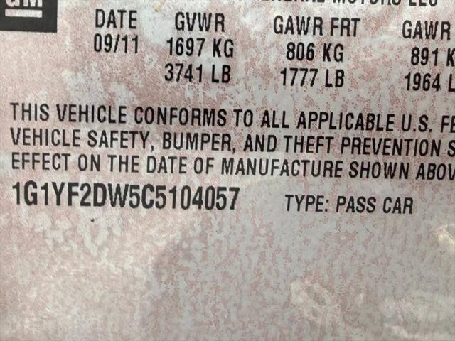 2012 Chevrolet Corvette Base