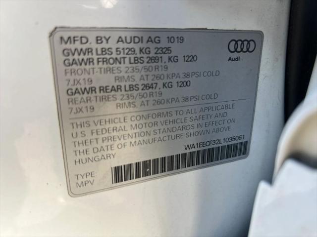 2020 Audi Q3 Premium Plus 45 TFSI S line quattro Tiptronic