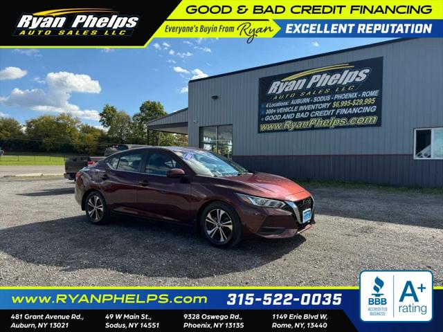 2020 Nissan Sentra SV Xtronic CVT for sale in Auburn, NY