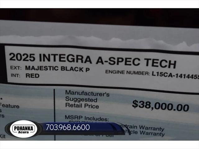 2025 Acura Integra A-SPEC Technology