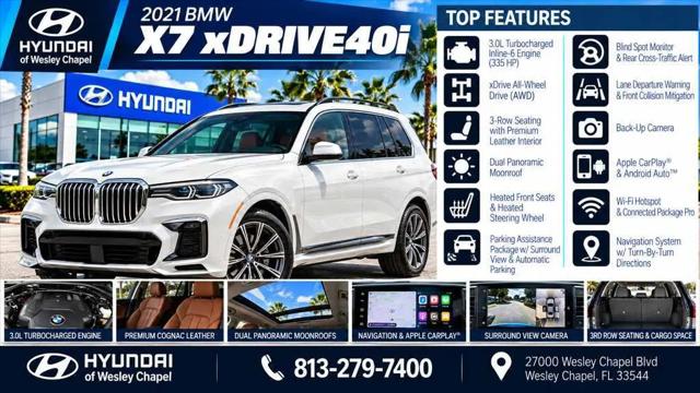2021 BMW X7 xDrive40i for sale in Wesley Chapel, FL