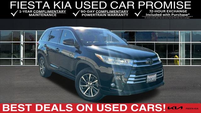 2019 Toyota Highlander XLE for sale in 	Indio, CA