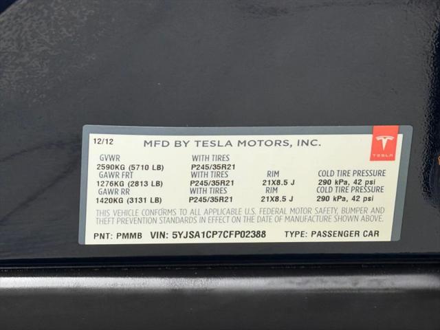 2012 Tesla Model S Performance