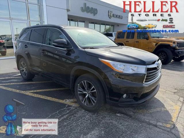 2016 Toyota Highlander XLE V6 for sale in Pontiac, IL
