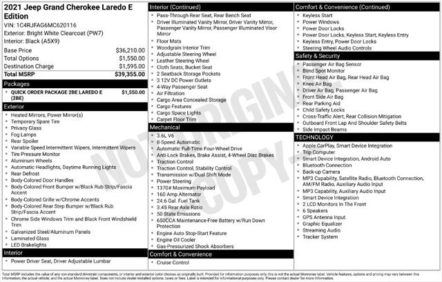 2021 Jeep Grand Cherokee Laredo E 4x4