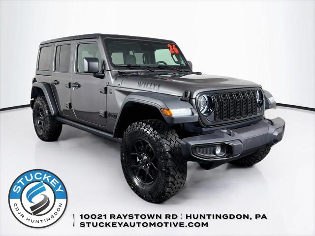 2026 Jeep Wrangler 4-Door Willys 4x4 2026 Jeep Wrangler 4-Door Willys 4x4