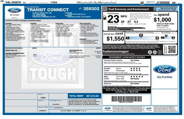 2018 Ford Transit Connect XLT