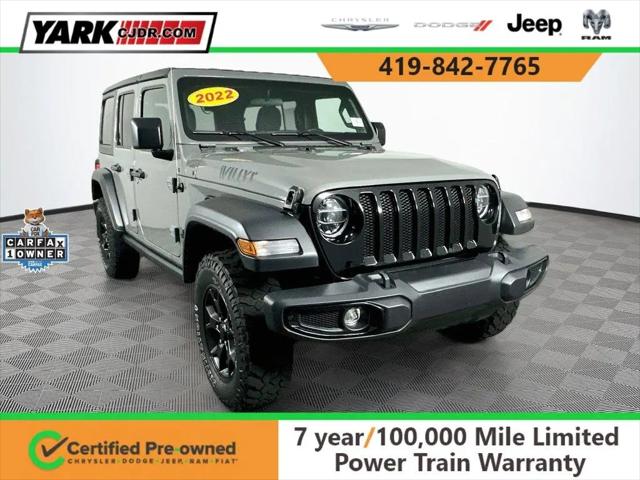 2022 Jeep Wrangler Unlimited Willys 4x4 for sale in Toledo, OH