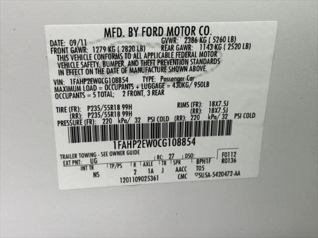 2012 Ford Taurus SEL