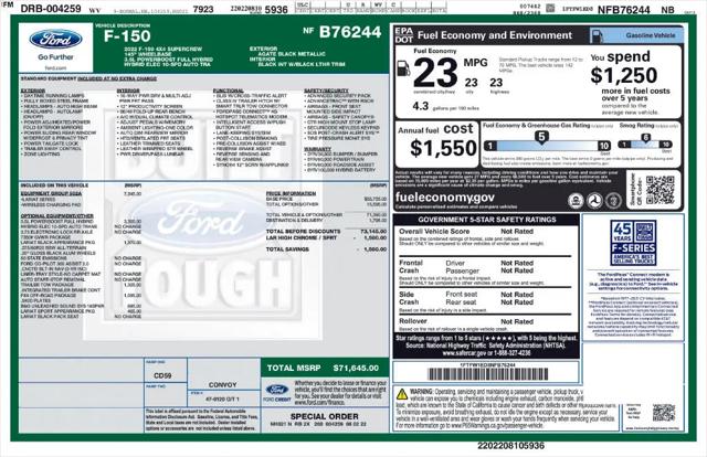 2022 Ford F-150 LARIAT