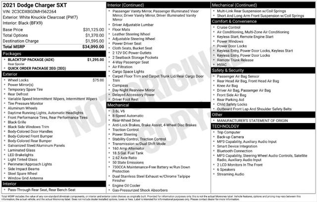 2021 Dodge Charger SXT RWD for sale in McKinney, TX