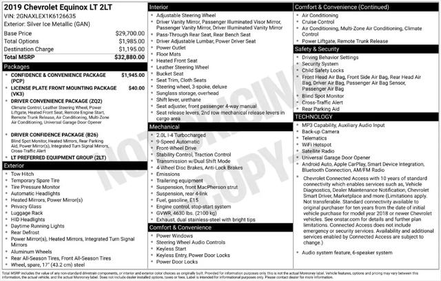 2019 Chevrolet Equinox LT for sale in Berlin, NJ