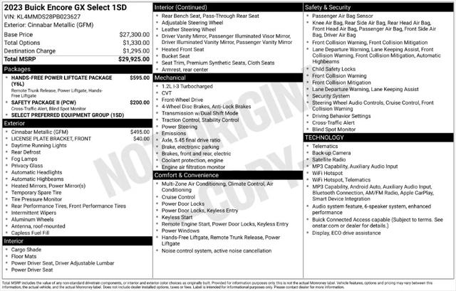 2023 Buick Encore GX Select FWD