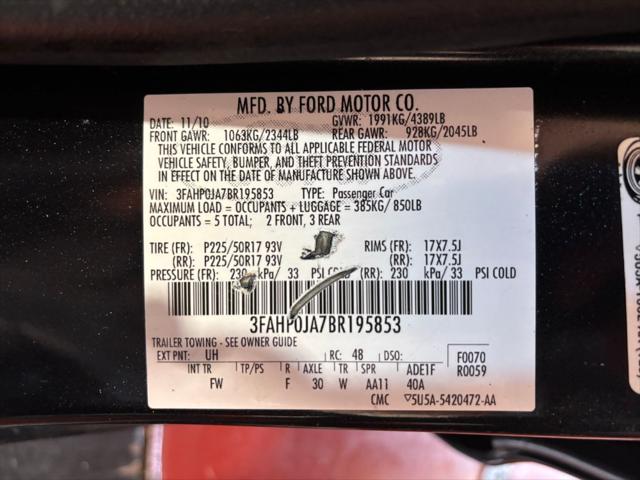 2011 Ford Fusion SEL