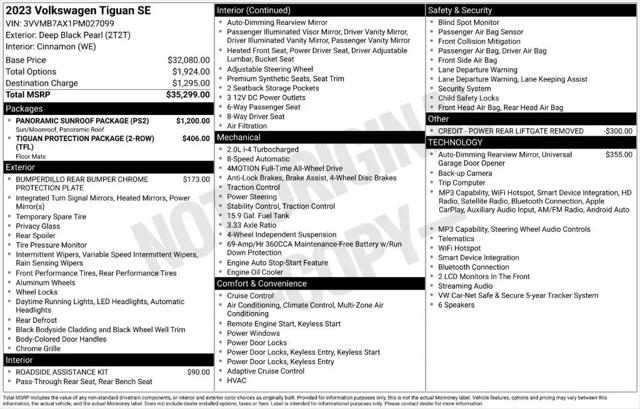 2023 Volkswagen Tiguan 2.0T SE for sale in Gurnee, IL