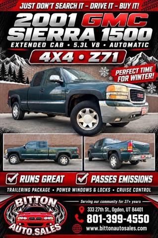 2001 GMC Sierra 1500 SLE for sale in OGDEN, UT