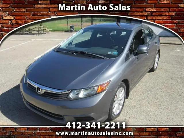 2012 Honda Civic EX for sale in Pittsburgh, PA