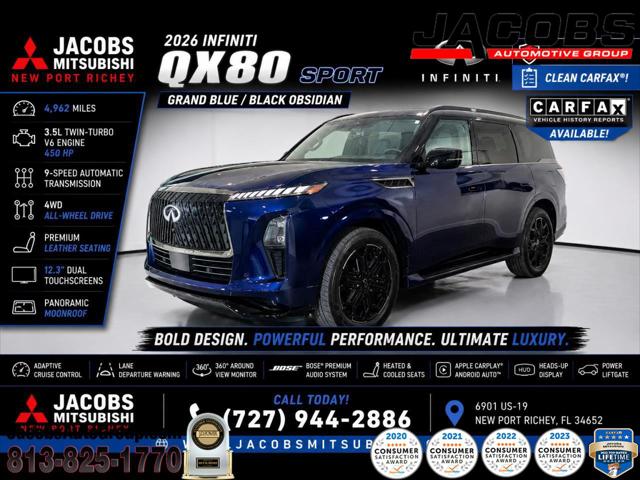 2026 INFINITI QX80 LUXE AWD for sale in Wesley Chapel, FL
