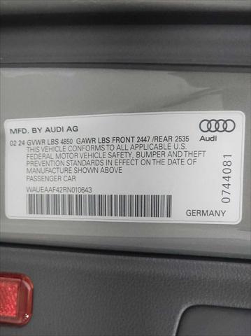 2024 Audi A4 Premium Plus 45 TFSI S line quattro S tronic