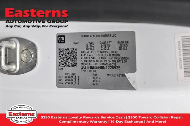 2022 GMC Canyon 4WD Extended Cab Elevation Standard