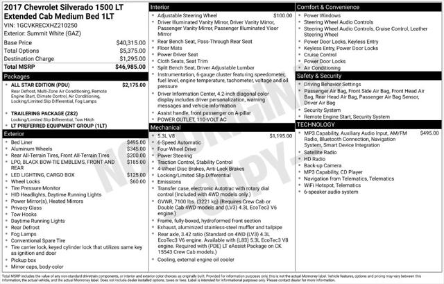 2017 Chevrolet Silverado 1500 1LT 2017 Chevrolet Silverado 1500 1LT