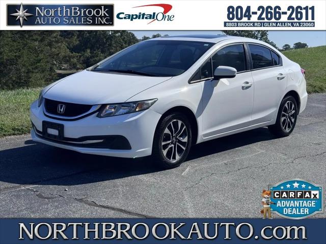 2015 Honda Civic EX for sale in Glen Allen, VA