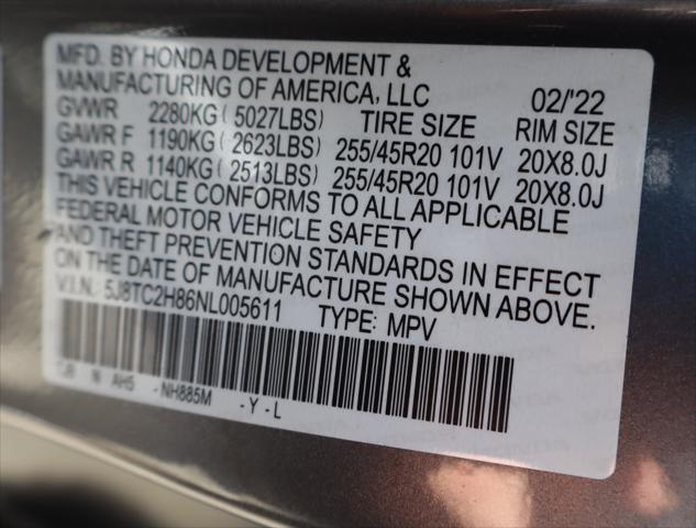 2022 Acura RDX A-SPEC Advance Package
