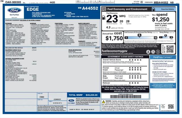 2021 Ford Edge Titanium