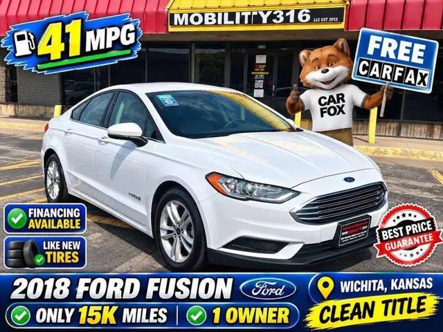 2018 Ford Fusion Hybrid S for sale in Wichita, KS