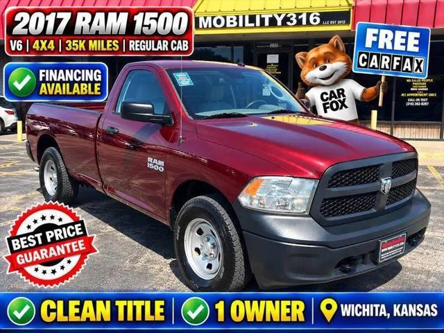 2017 Ram 1500 Tradesman Regular Cab 4x4 8 Box for sale in Wichita, KS