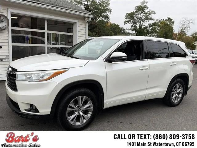 2016 Toyota Highlander LE Plus V6 for sale in Watertown, CT