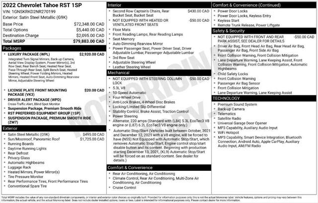2022 Chevrolet Tahoe RST for sale in Wheat Ridge, CO