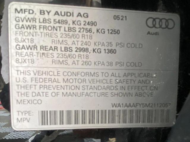 2021 Audi Q5 Premium 45 TFSI quattro S tronic