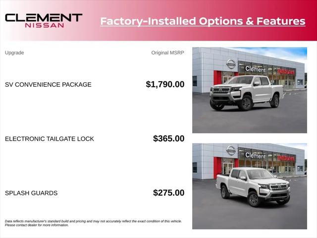 2026 Nissan Frontier Crew Cab SV 4x4