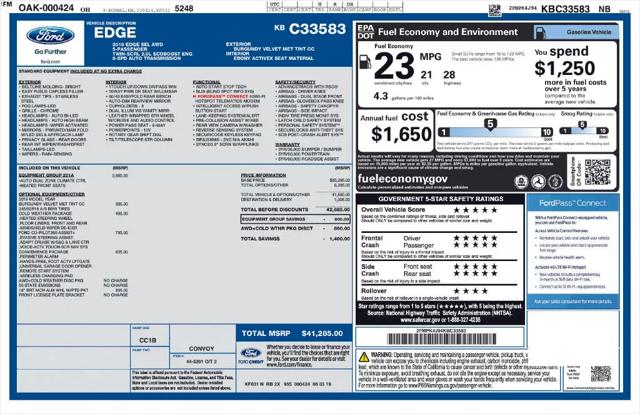 2019 Ford Edge SEL