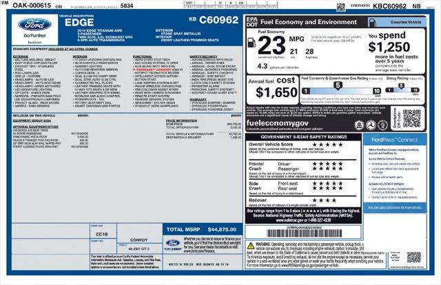 2019 Ford Edge Titanium