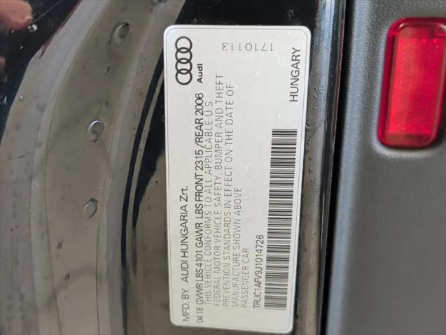 2018 Audi TTS 2.0T