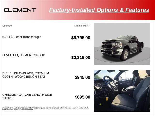 2023 Ram 3500 Big Horn Crew Cab 4x4 8 Box
