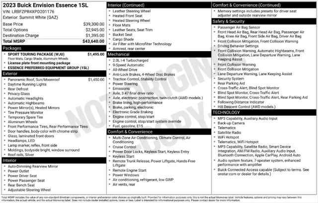 2023 Buick Envision Essence AWD
