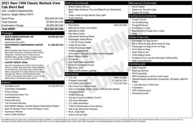 2021 Ram 1500 SLT
