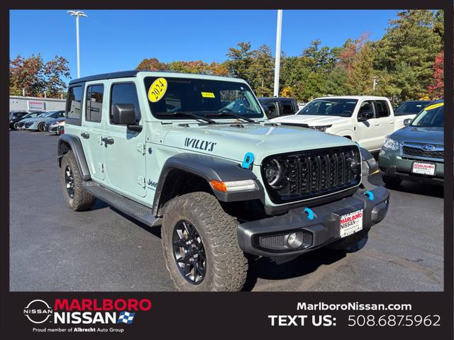 2024 Jeep Wrangler 4xe Willys 4xe for sale in marlboro, MA