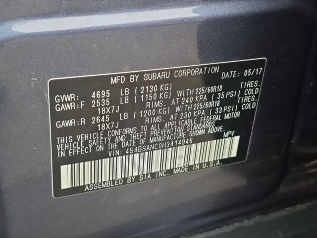2017 Subaru Outback 2.5i Limited