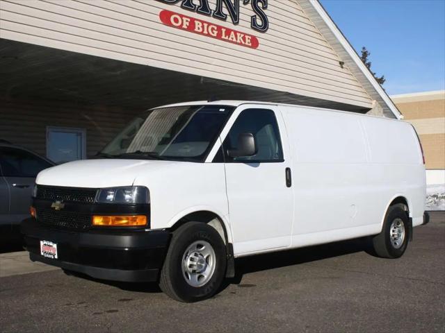 2020 Chevrolet Express Cargo Van RWD 3500 Extended Wheelbase WT for sale in BIG LAKE, MN