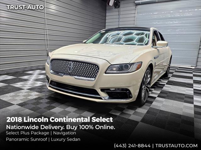 2018 Lincoln Continental Select 4-Door Sedan w/Select Pkg for sale in Sykesville, MD