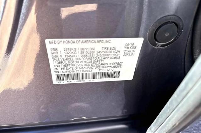 2018 Acura MDX w/Technology Package  AcuraWatch Plus Pkg