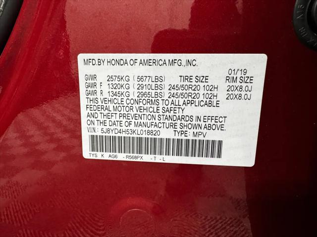 2019 Acura MDX Tech Pkg