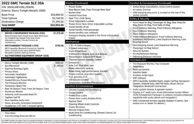 2022 GMC Terrain FWD SLE for sale in Pensacola, FL